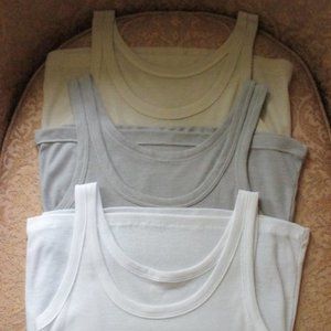 metallic flecked rib tank - 3 pack